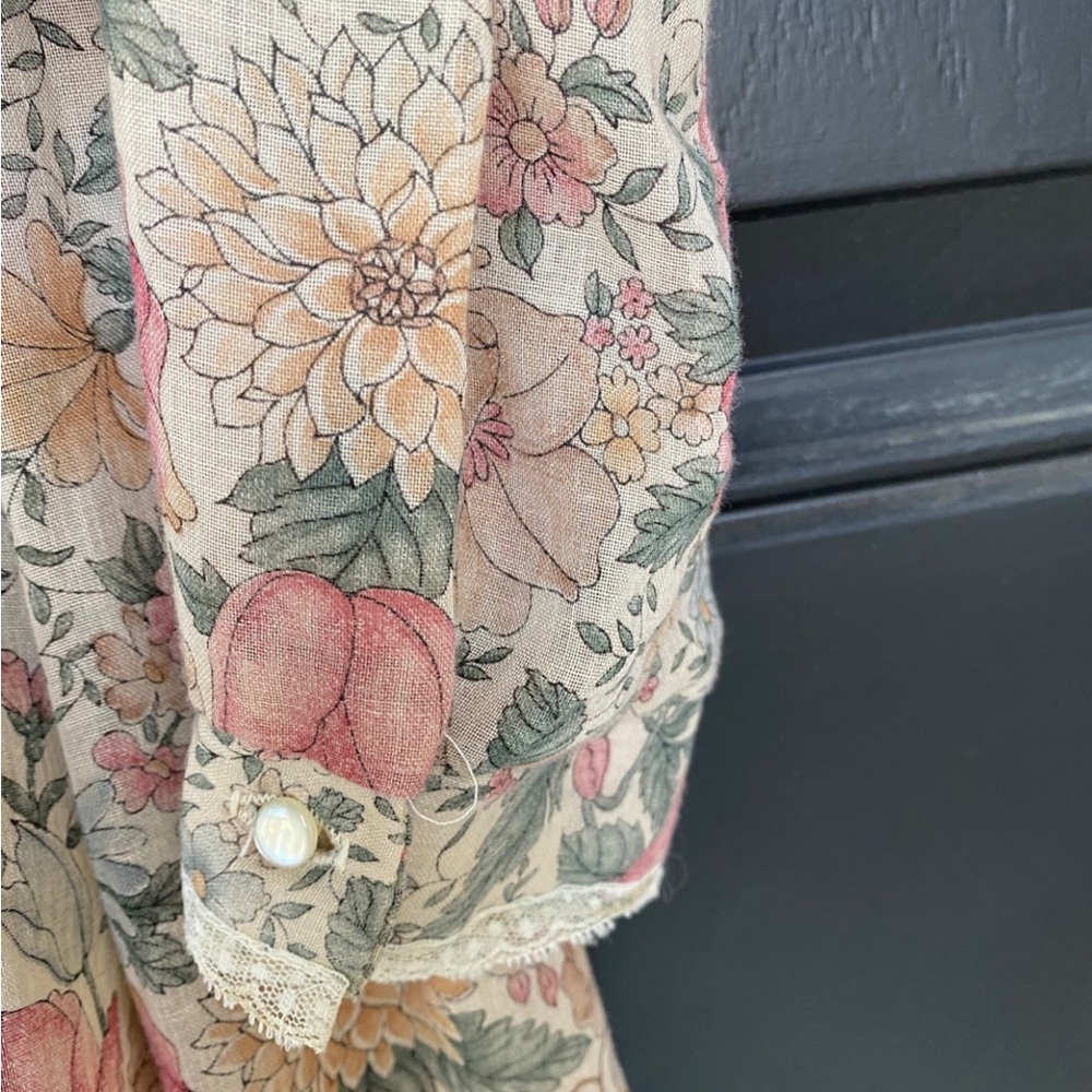 Vintage‎ Gunne Sax Dress Floral Print Size 7 - Picture 7 of 11